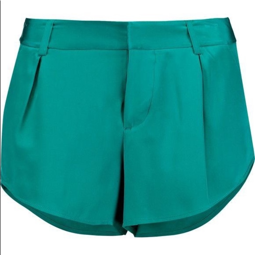 Alice + Olivia silk butterfly shorts size 2